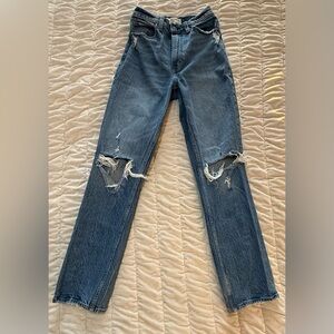 Abercrombie & Fitch The ‘90s Straight Ultra High Rise Size 25 Regular - EUC